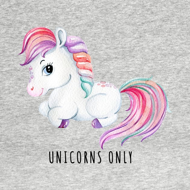 Unicorns only by Simple Wishes Art